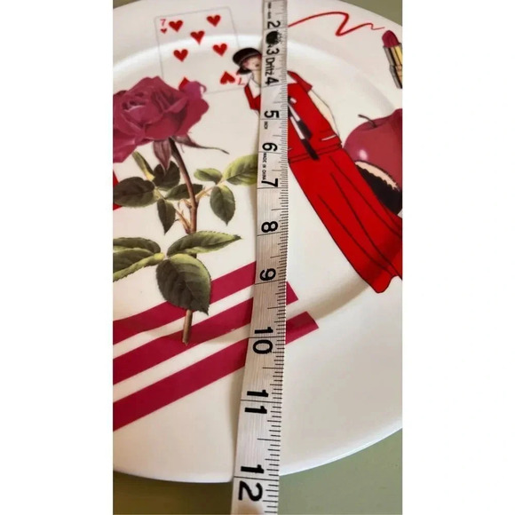 Mikasa Lady in Red Fine China Bone Decorative Plate Japan - Picture 6 of 8